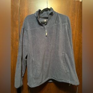 Men's Navy V-Neck Sweater